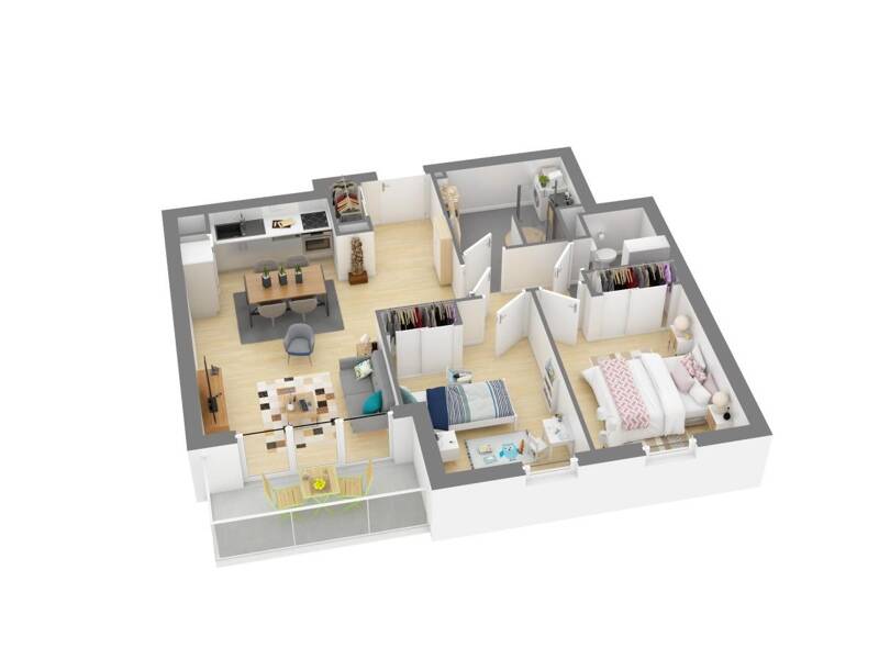 Maison à louer, 64m², BIHOREL