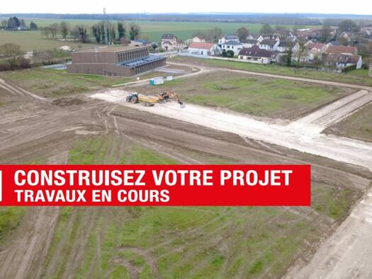 Terrain constructible viabilisé à vendre 91 800 € 534 m² de terrain Val-de-Vesle 51360