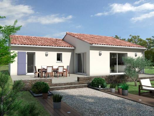 Terrain avec maison neuve à vendre 261 390 € 4 pièces 3 chambres 90 m² 415 m² de terrain Corneilhan 34490