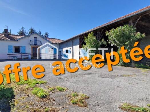 Maison de plain-pied à vendre 220 000 € 5 pièces 3 chambres 107 m² 27 189 m² de terrain Saint-André 31420