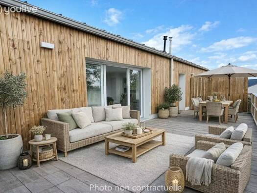 Appartement à vendre 258 000 € 3 pièces 2 chambres 55,6 m² 2ème étage Hôtel de Ville Couëron 44220