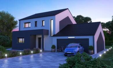 Terrain avec maison neuve à vendre 390 000 € Jury 57245