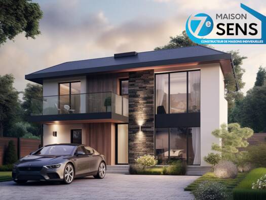 Terrain avec maison neuve à vendre 303 981 € 5 pièces 4 chambres 91 m² 467 m² de terrain Vaucourtois 77580