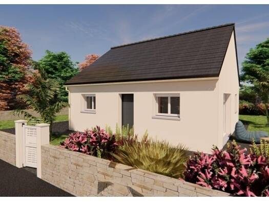 Terrain avec maison neuve à vendre 125 060 € 3 pièces 2 chambres 55 m² 389 m² de terrain Saint-Rémy-des-Monts 72600