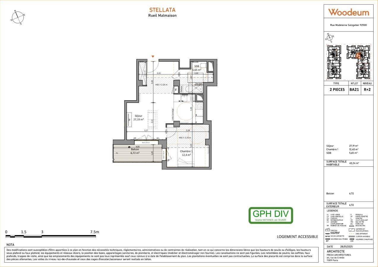 Maison à louer, 45m², RUEIL MALMAISON
