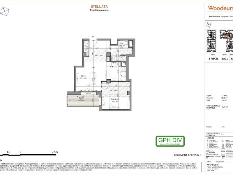 Maison à louer, 45m², RUEIL MALMAISON