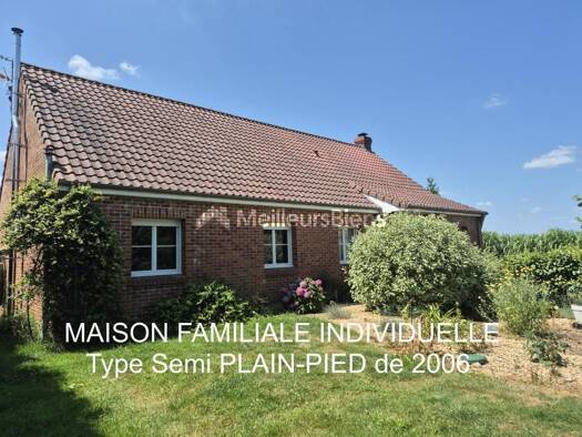 Maison à vendre 292 600 € 7 pièces 6 chambres 173 m² 13 777 m² de terrain Zoteux 62650
