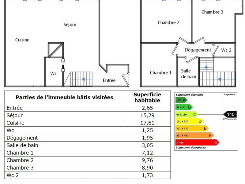 Maison à louer, 69m², EVIAN LES BAINS