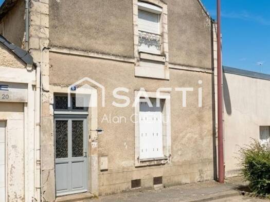 Maison à vendre 40 000 € 3 pièces 1 chambre 74 m² 100 m² de terrain Vernantes 49390