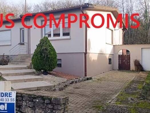 Maison de plain-pied à vendre 199 000 € 5 pièces 3 chambres 120,4 m² 917 m² de terrain Bouzonville 57320