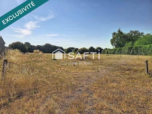Terrain constructible viabilisé à vendre 44 000 € 1 704 m² de terrain Le Puy-Notre-Dame 49260