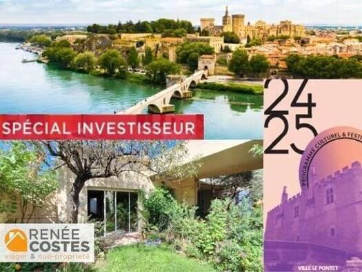 Maison en viager occupé Bouquet 134 816 € 5 pièces 4 chambres 117 m² 388 m² de terrain Fontcouverte Avignon 84000