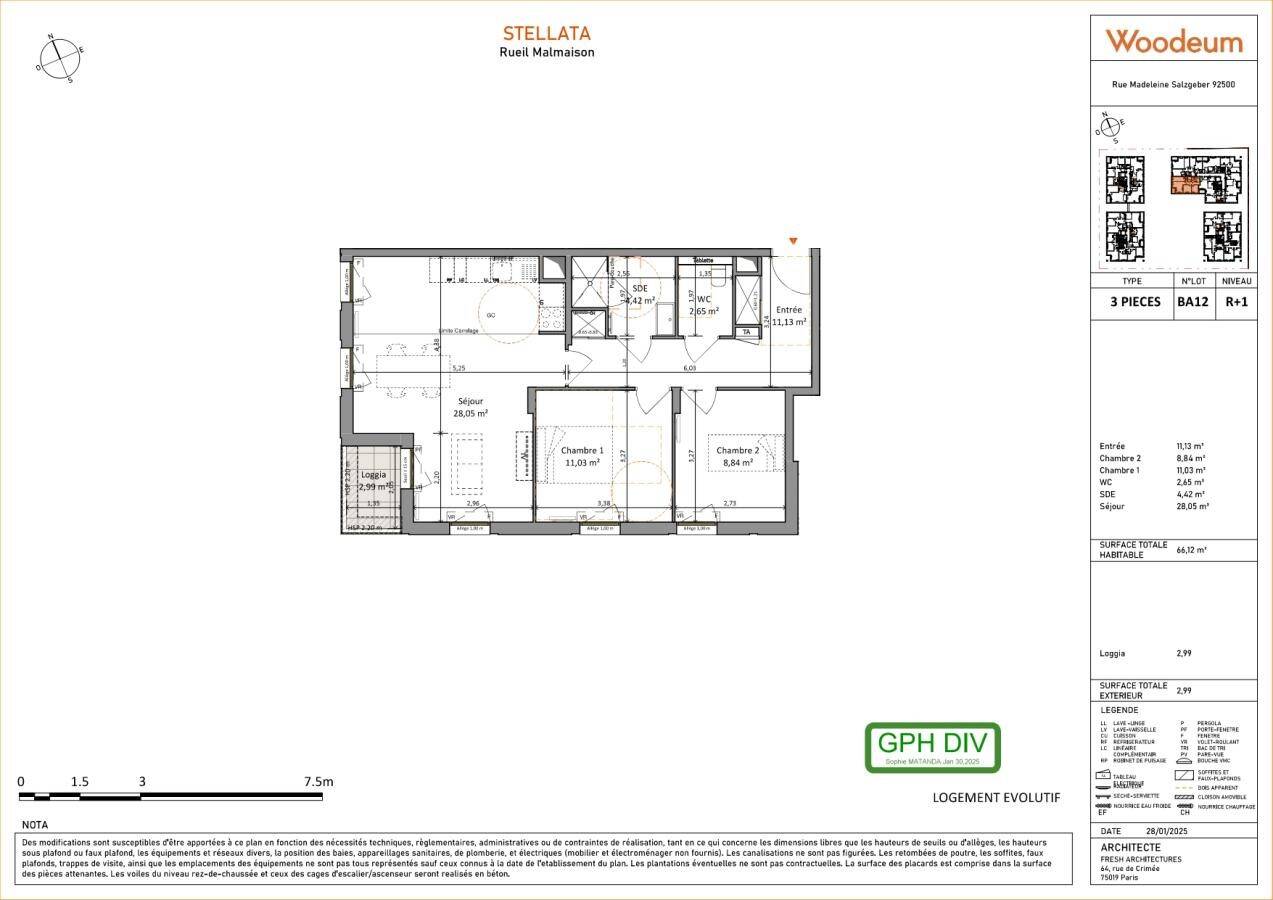 Maison à louer, 66m², RUEIL MALMAISON
