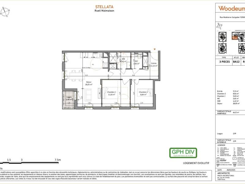 Maison à louer, 66m², RUEIL MALMAISON