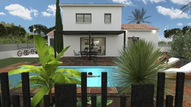 Terrain avec maison neuve à vendre 386 000 € Péret 34800