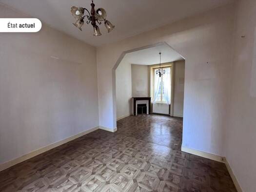 Maison à vendre 70 876 € 5 pièces 2 chambres 113 m² 9 m² de terrain Est Saint-Junien 87200