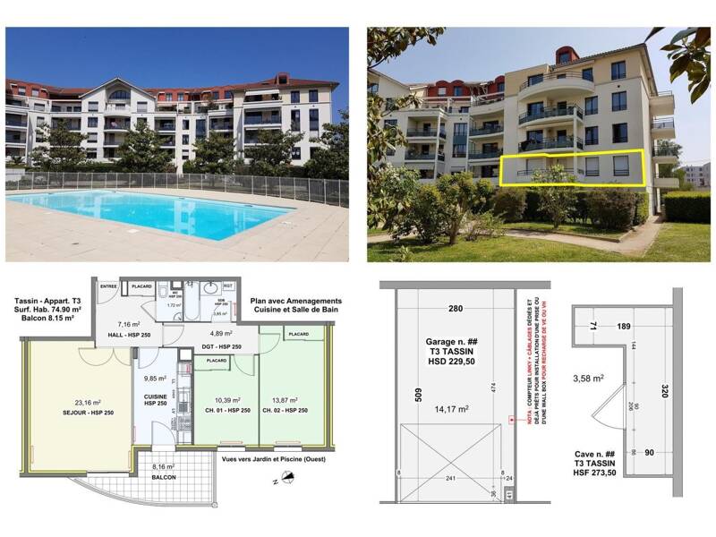 Maison à louer, 75m², TASSIN LA DEMI LUNE