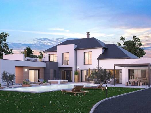 Terrain avec maison neuve à vendre 638 917 € 4 pièces 3 chambres 200 m² 503 m² de terrain Semblançay 37360