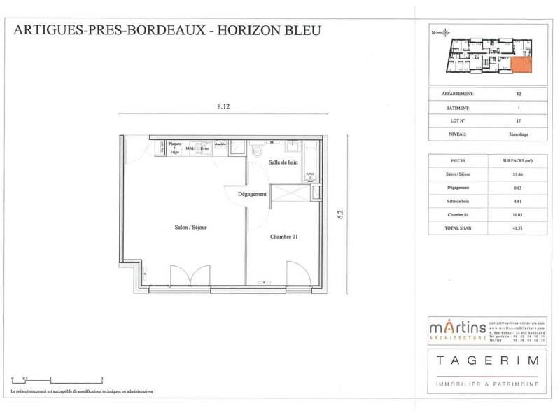Maison à louer, 42m², ARTIGUES PRES BORDEAUX