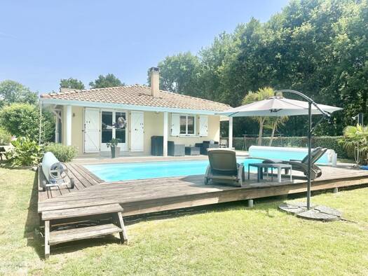 Maison de plain-pied à vendre 366 800 € 5 pièces 3 chambres 105,2 m² 818 m² de terrain Saint-Paul-en-Born 40200