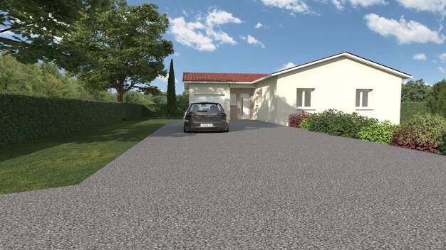 Terrain avec maison neuve à vendre 424 100 € Genay 69730