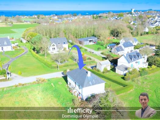 Maison de ville à vendre 188 000 € 3 pièces 2 chambres 62 m² 400 m² de terrain Plouézec 22470