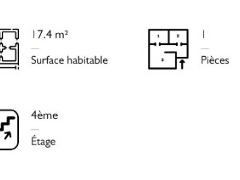 Maison à louer, 17m², NICE