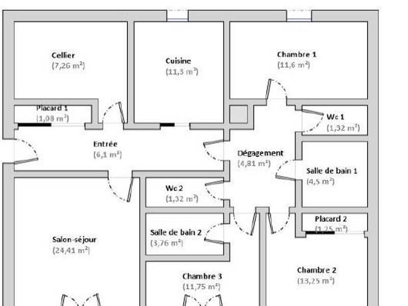 Maison à louer, 103m², VILLARS LES DOMBES