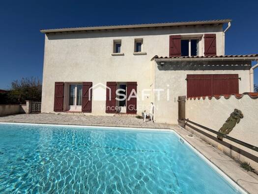 Maison de plain-pied à vendre 378 000 € 5 pièces 4 chambres 212 m² 711 m² de terrain Bages 66670