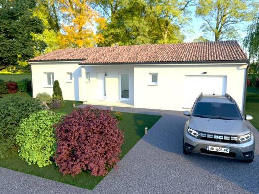 Terrain avec maison neuve à vendre 223 200 € 4 pièces 3 chambres 90 m² 620 m² de terrain Cunac 81990