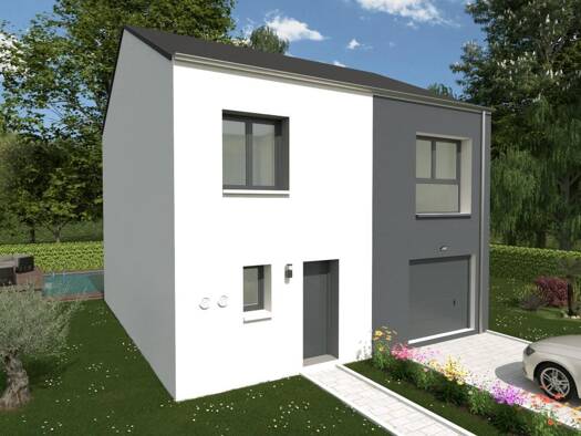 Terrain avec maison neuve à vendre 418 500 € 4 pièces 3 chambres 107,6 m² Rédange 57390