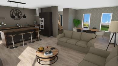 Terrain avec maison neuve à vendre 350 000 € 8 pièces 5 chambres 136 m² 424 m² de terrain Haute Loge-Tissage-Chapelle Vandamme-Rocher Hazebrouck 59190