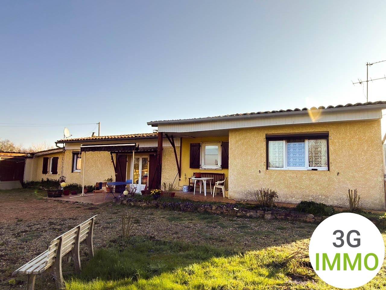 Maison à vendre, 124m², SAINT DIDIER SUR CHALARONNE