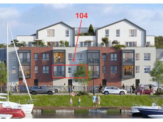 Appartement à vendre - neuf 245 000 € 2 pièces 1 chambre 58,5 m² dès le 30/09/2027 Moderne Le Tréport 76470