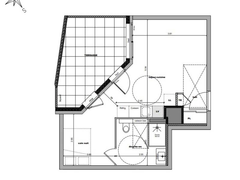 Maison à louer, 35m², CRUSEILLES