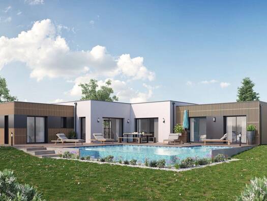 Terrain avec maison neuve à vendre 353 296 € 5 pièces 4 chambres 151 m² 990 m² de terrain Saint-Maurice-sur-Fessard 45700