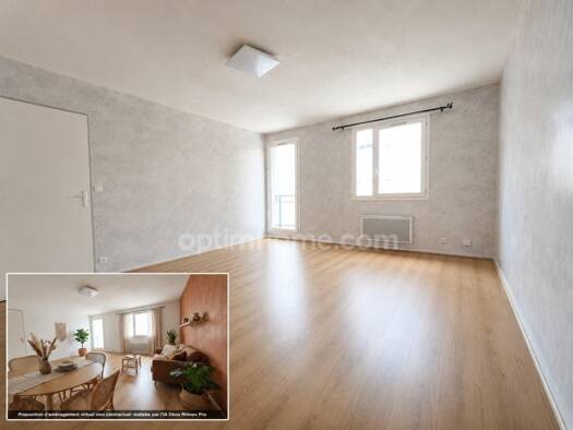 Appartement à vendre 225 000 € 2 pièces 1 chambre 51 m² Étage 3/6 Monplaisir Lyon 8ème arrondissement 69008