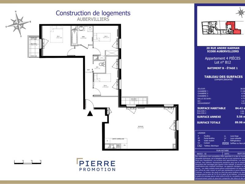 Maison à louer, 85m², AUBERVILLIERS