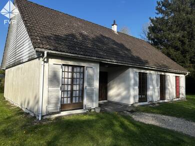Maison de plain-pied à vendre 210 000 € 5 pièces 3 chambres 98 m² 1 800 m² de terrain Cany Barville 76450