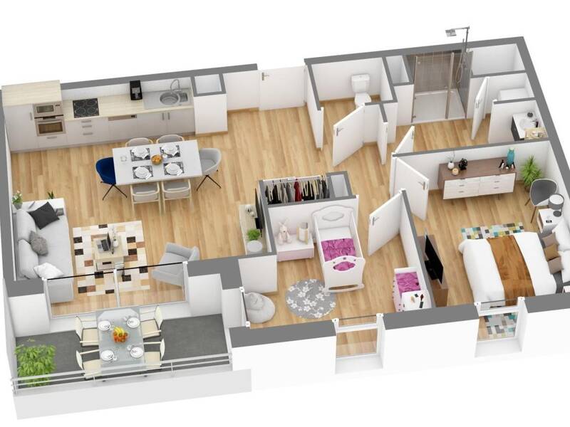 Maison à louer, 63m², CHARTRES